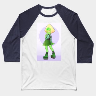 Stylish Peridot Baseball T-Shirt